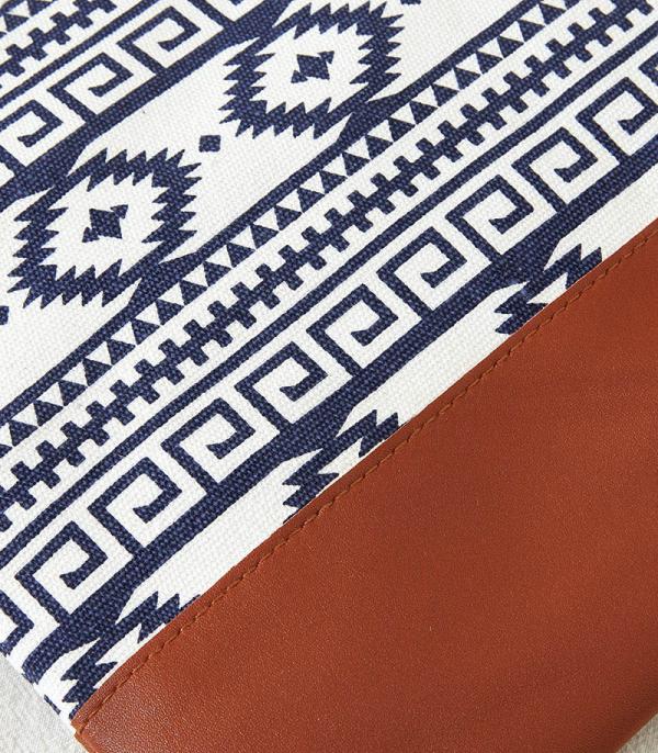 Boho Aztec Print Crossbody Bag