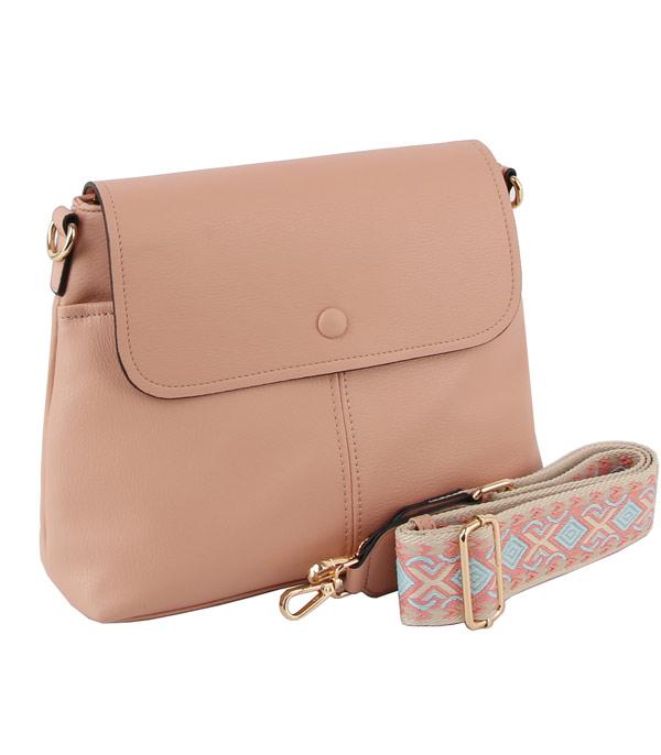 Guitar Strap Concealed Carry Crossbody - Blush