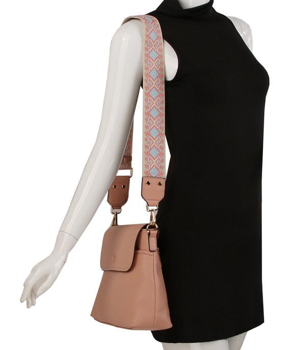 Guitar Strap Concealed Carry Crossbody - Blush