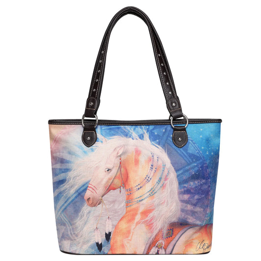 Montana West Horse Canvas Tote Bag