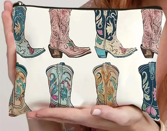Boot Makeup Bag