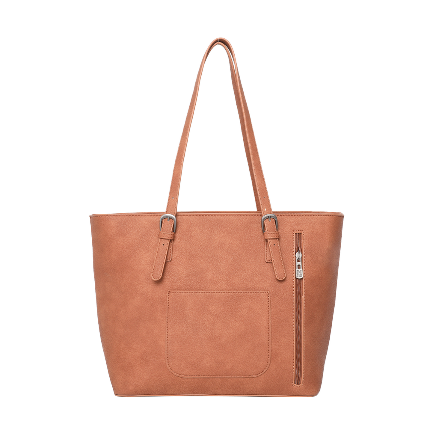 Montana West Leopard 3PCs Set Tote/Crossbody/Wallet - Brown