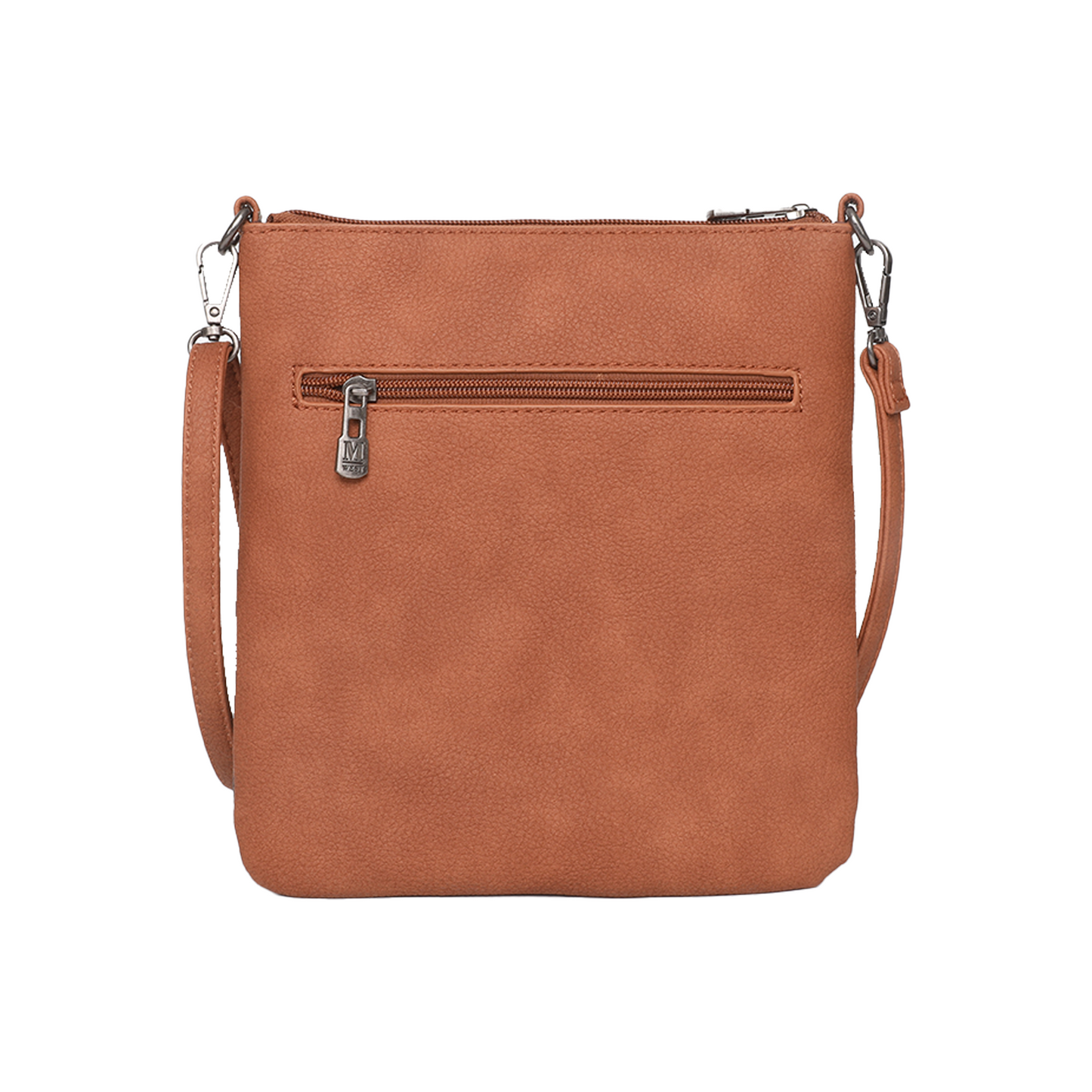 Montana West Leopard 3PCs Set Tote/Crossbody/Wallet - Brown