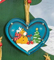 Holiday Heart Ornament
