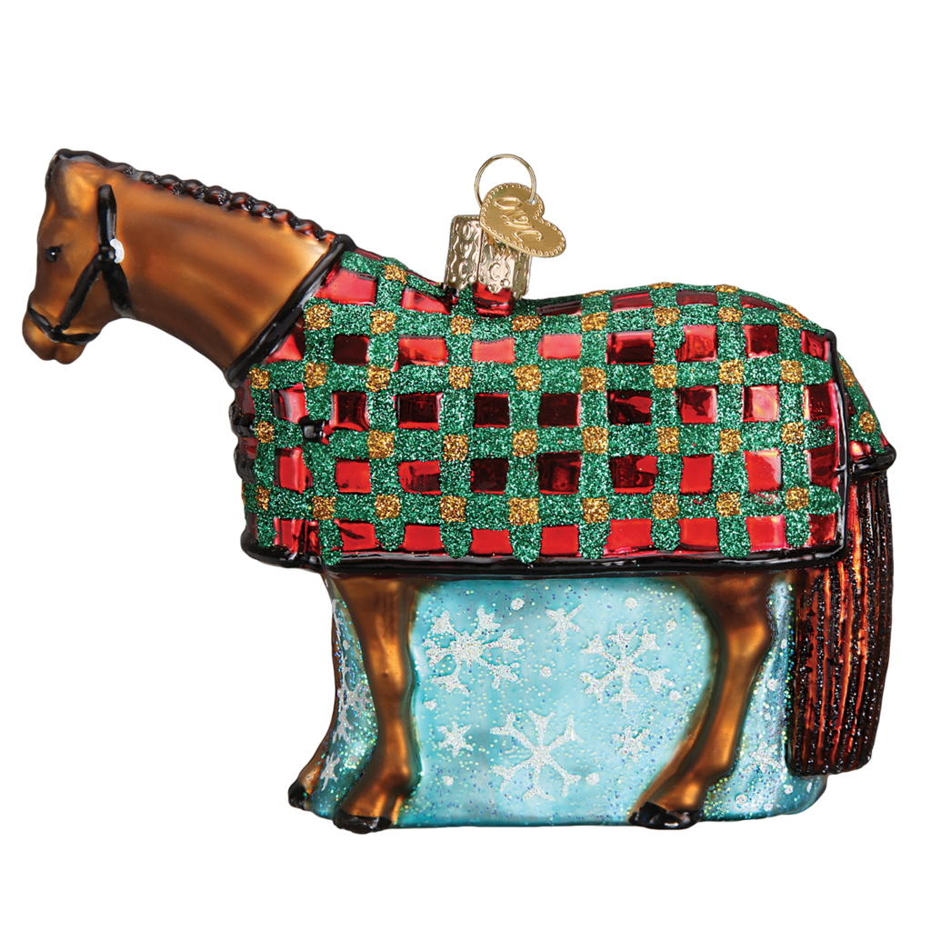 Snowflake Horse Ornament