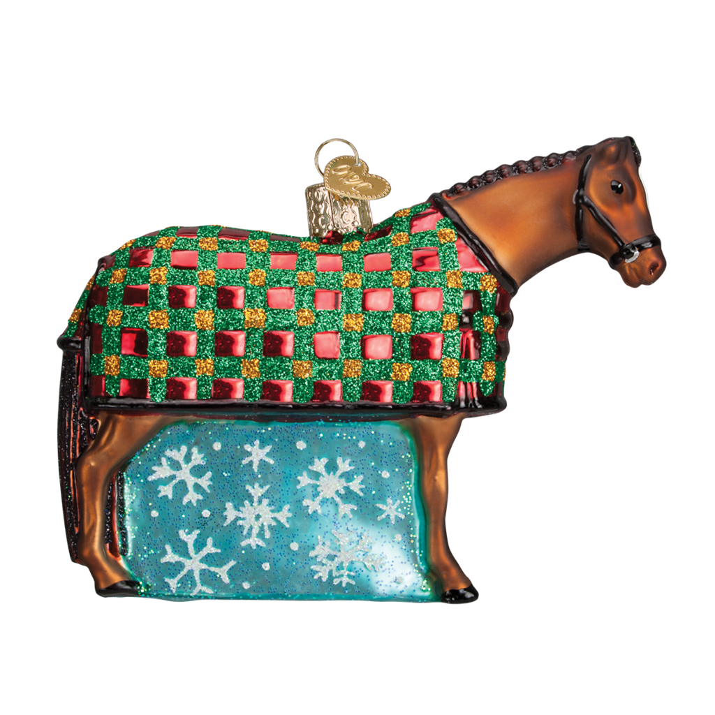 Snowflake Horse Ornament