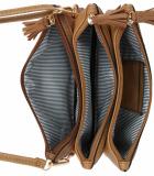 Multi-compartment Wristlet Crossbody Bag