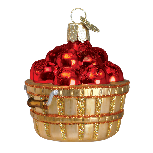 Apple Basket Ornament
