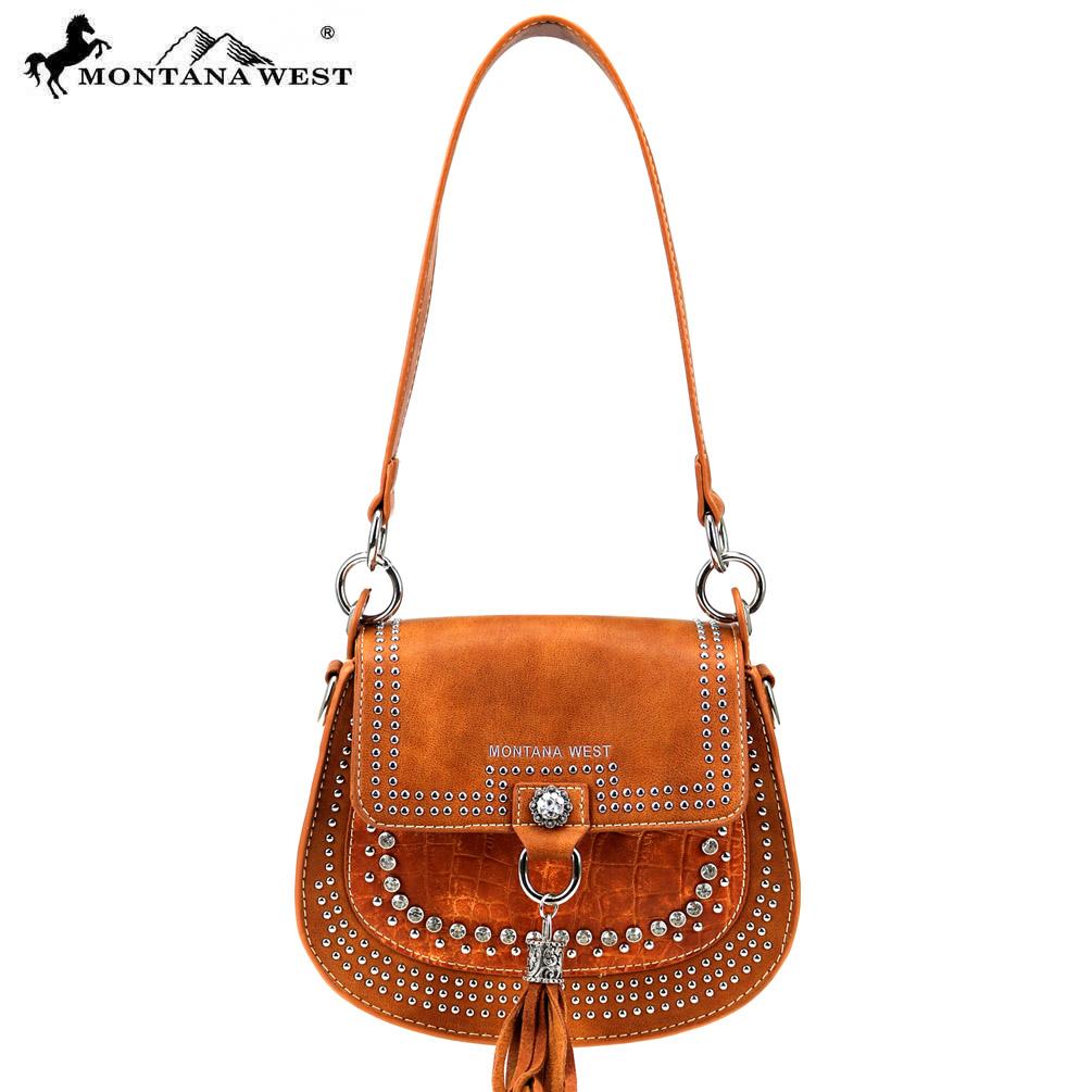 Montana West Safari Collection Saddle Bag