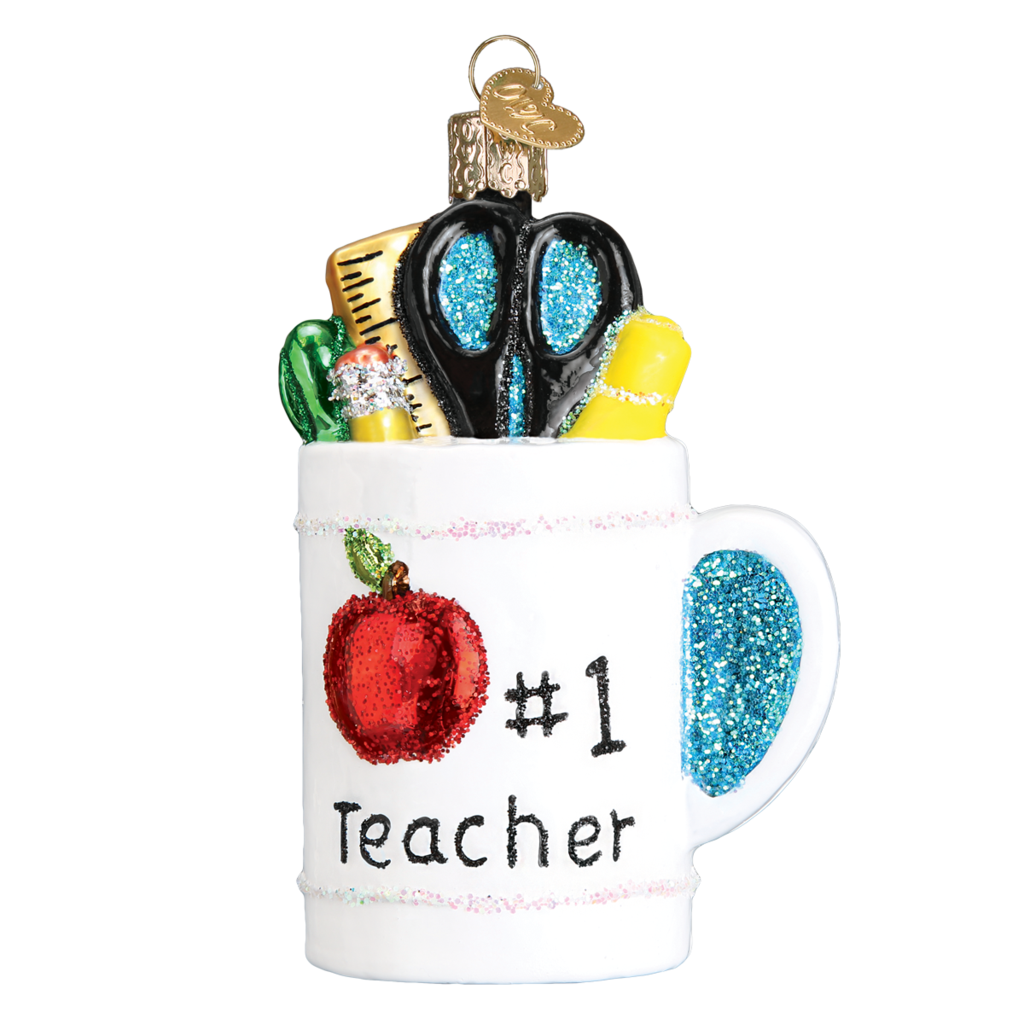 Best Teacher Mug Ornament