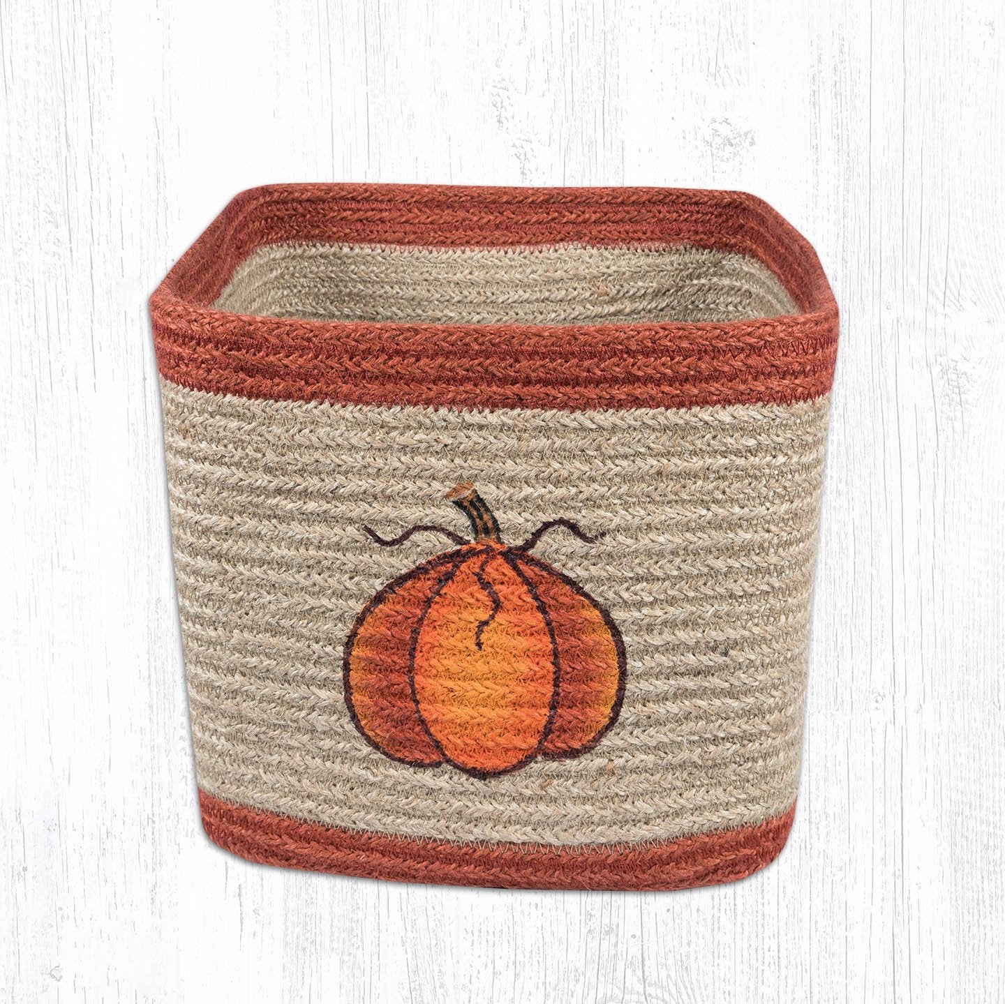 Harvest Pumpkin Square Basket