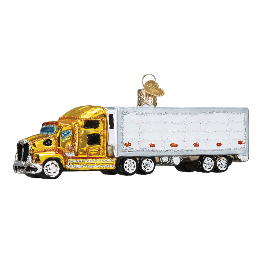Semi Truck Ornament