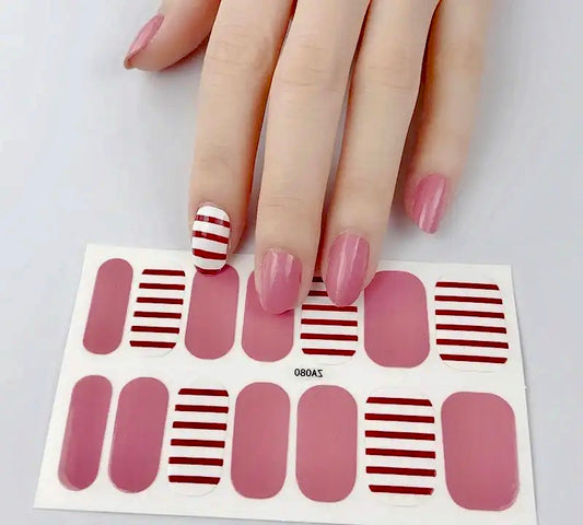 Nail Wraps - Love Stripe