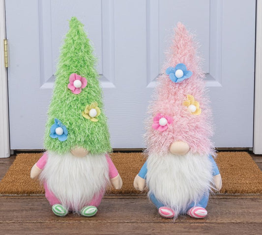 Fuzzy Flower Hat Gnome