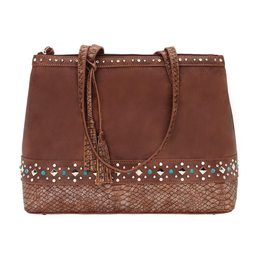 Bandana Guns And Roses Zip Top Tote