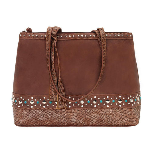 Bandana Guns And Roses Zip Top Tote