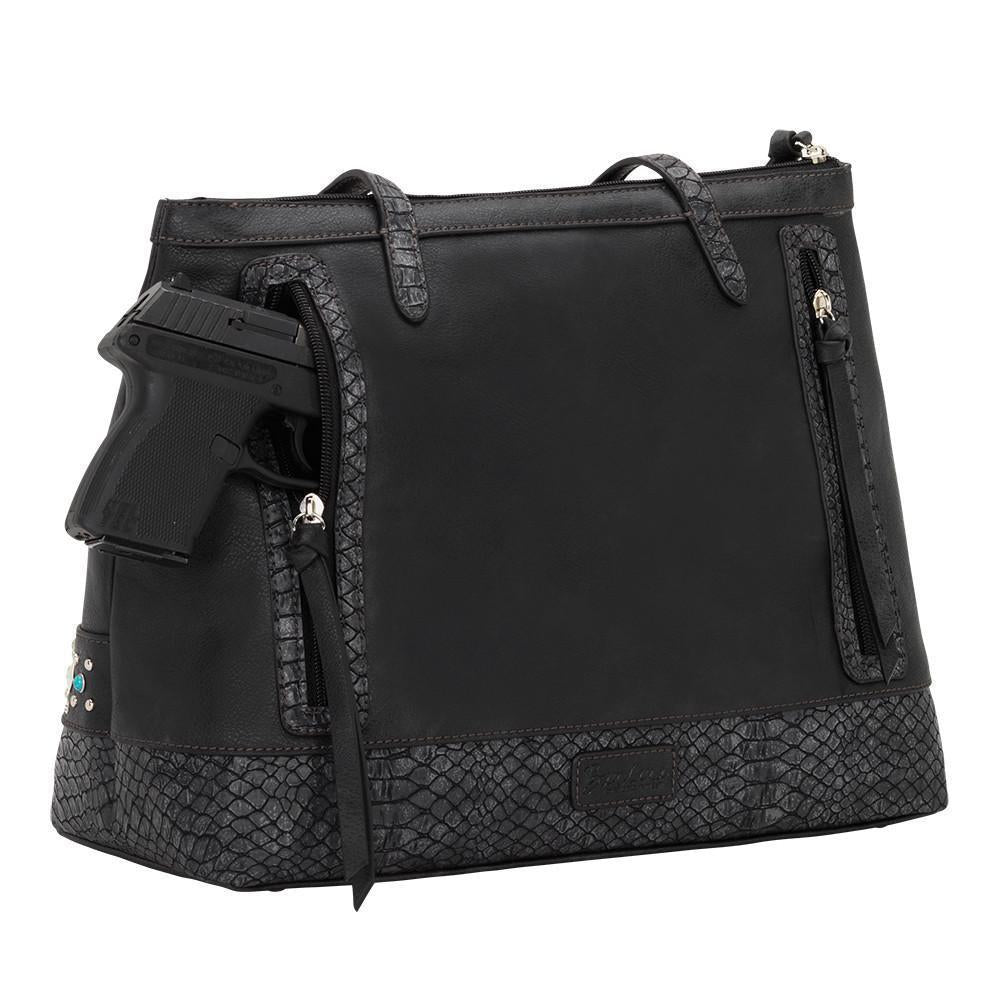 Bandana Guns And Roses Zip Top Tote