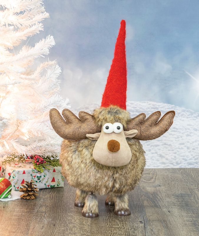 Chestnut Moose Bobble Head