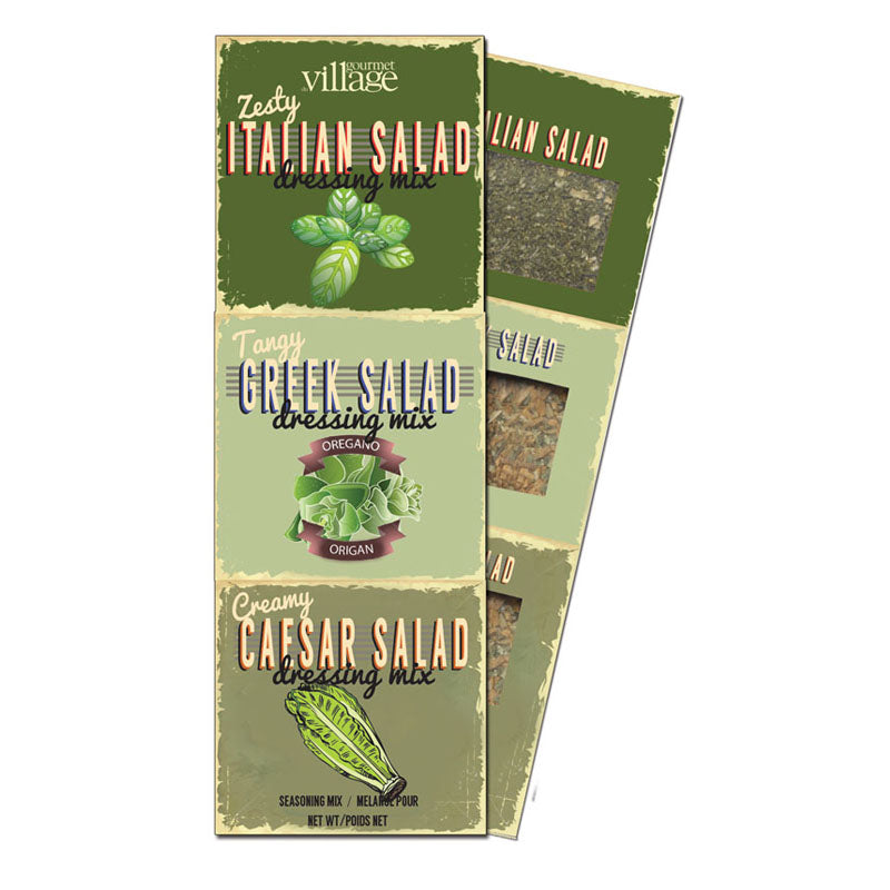 Retro Salad Dressing Trio