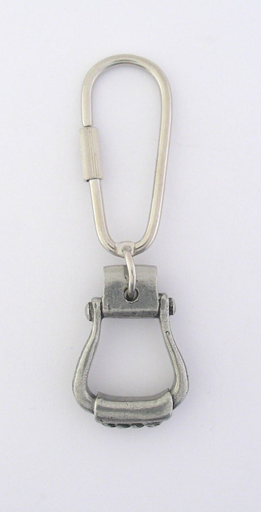 Western Stirrup Horse Keychain