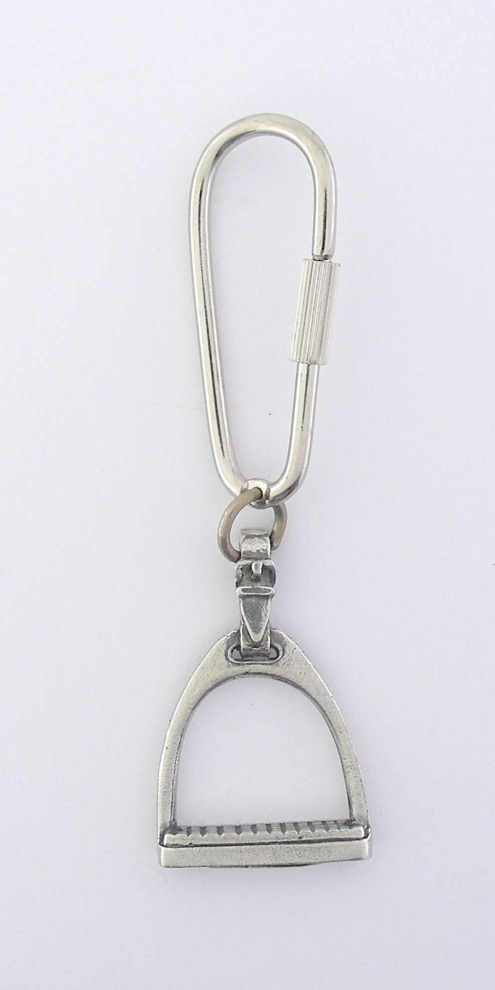 English Stirrup Horse Keychain