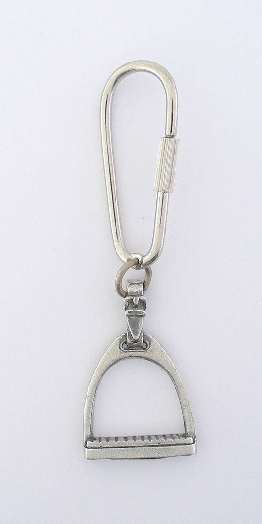 English Stirrup Horse Keychain