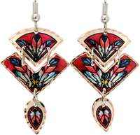 Dangle Fabulous Feather Art Earrings