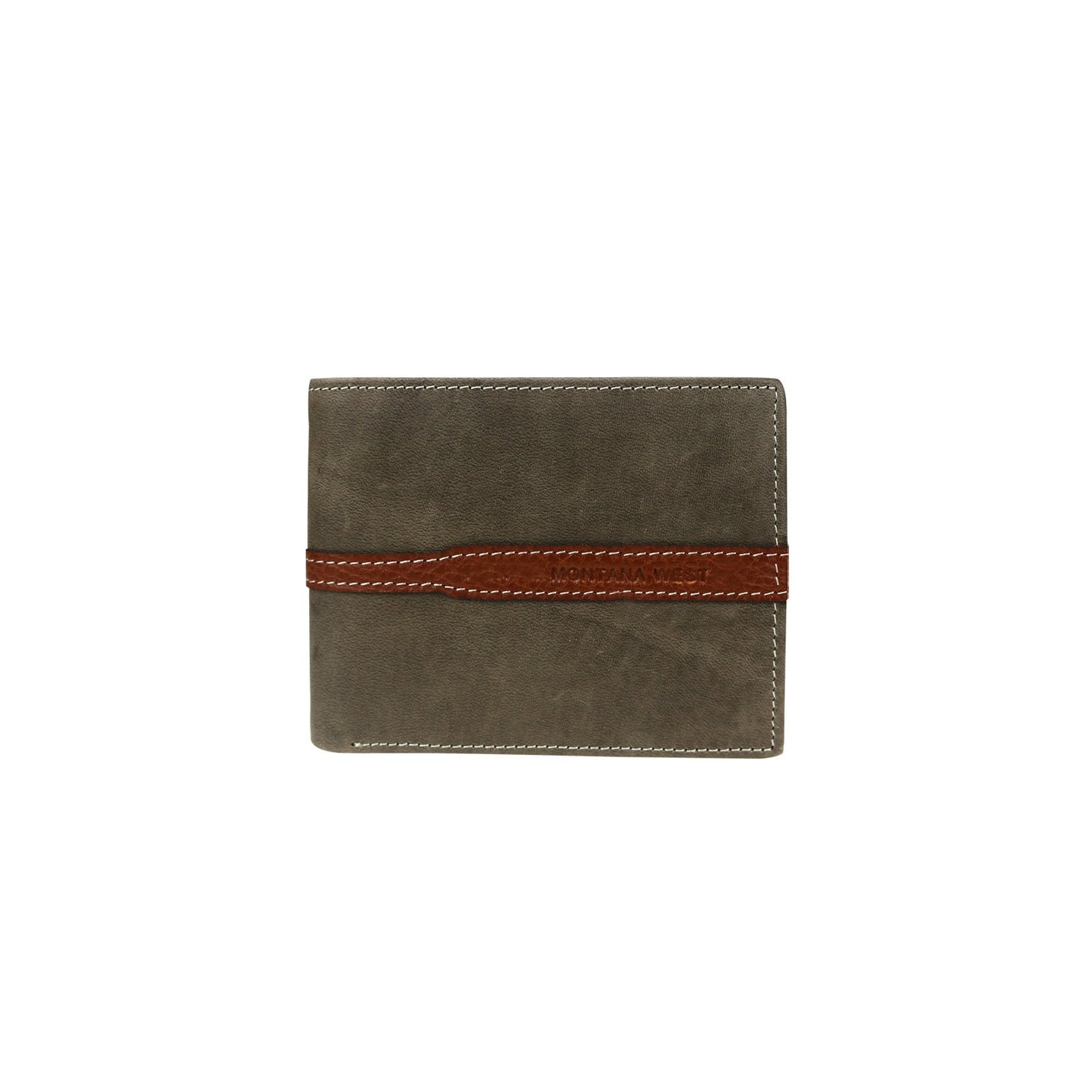 Genuine Leather Men's Wallet- Coffee