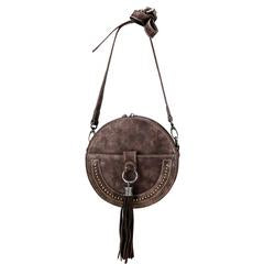 Montana West Western Collection Mini Bag - Minimalist Circle Bag- Coffee