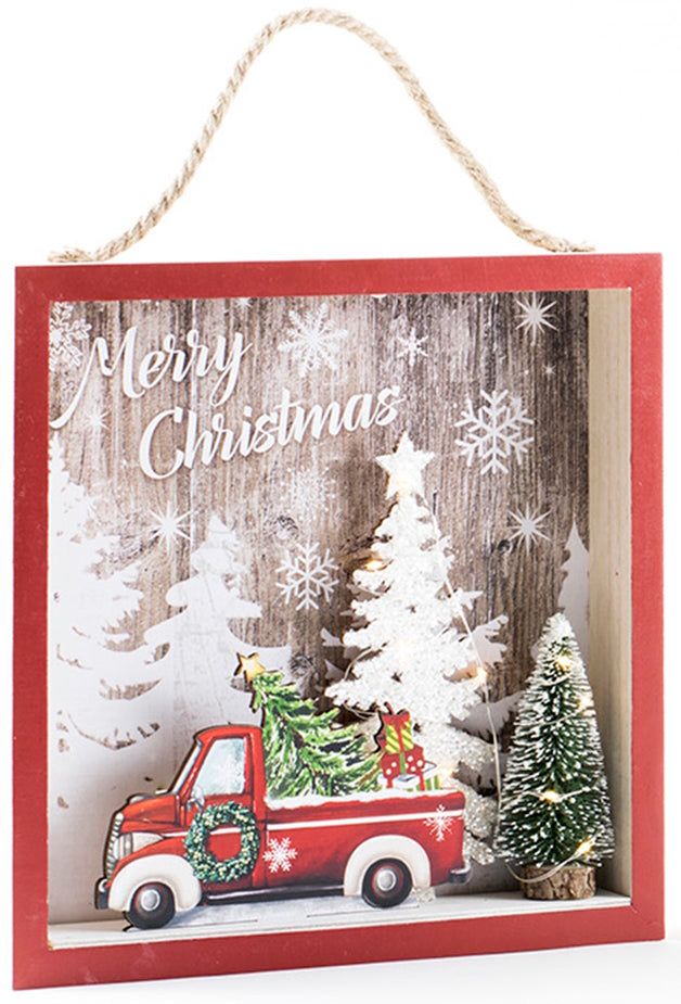 3D Wood Holiday Wall Decor