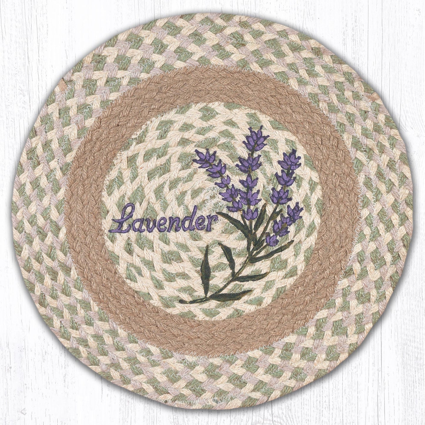 Lavender Round Place Mat