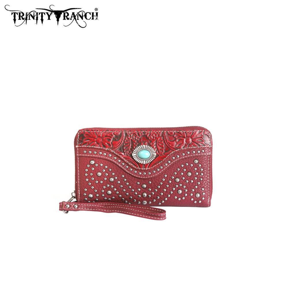 Trinity Ranch Tooled Design Wallet