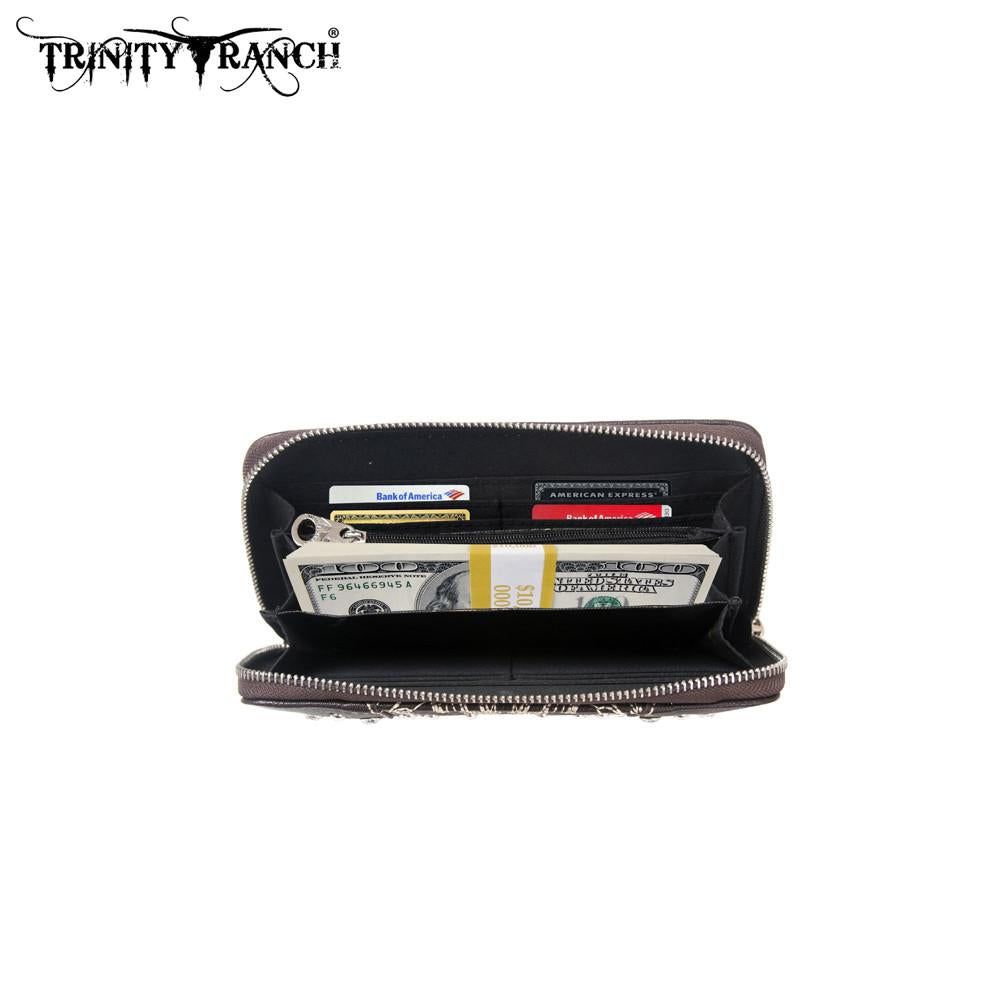 Trinity Ranch Tooled Design Wallet
