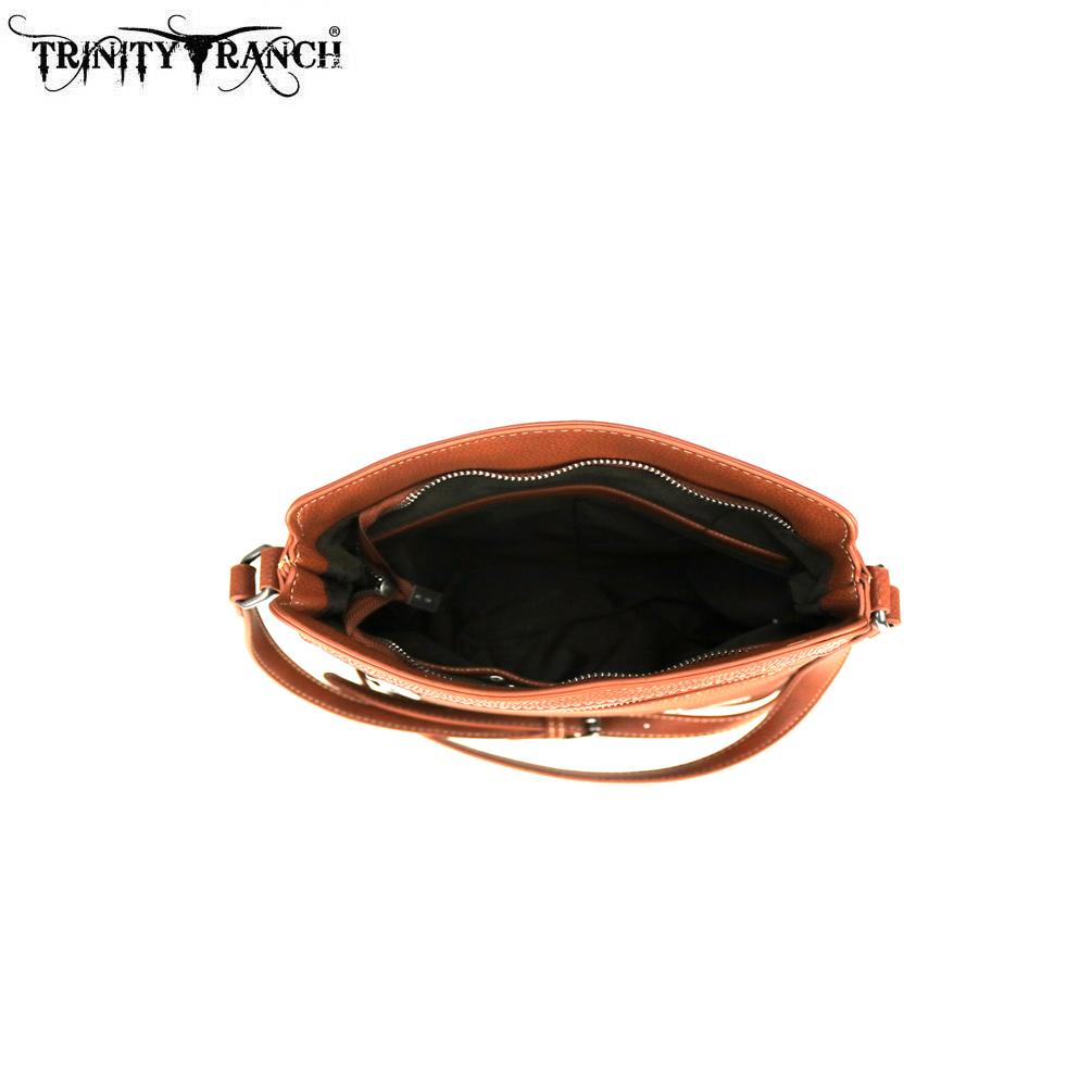 Trinity Ranch Tooled Leather Crossbody