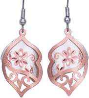 Filigree Silver Flower Earrings