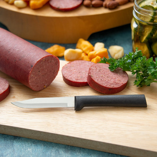 Regular Paring Knife - Black Resin Handle