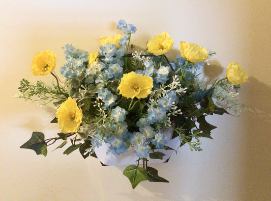 Spring Flower Wall Container