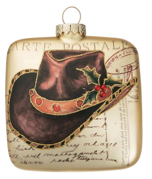 Embellished Glass Ornament