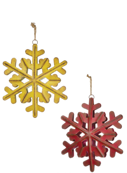 Metal Snowflake Ornament