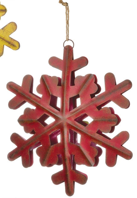 Metal Snowflake Ornament