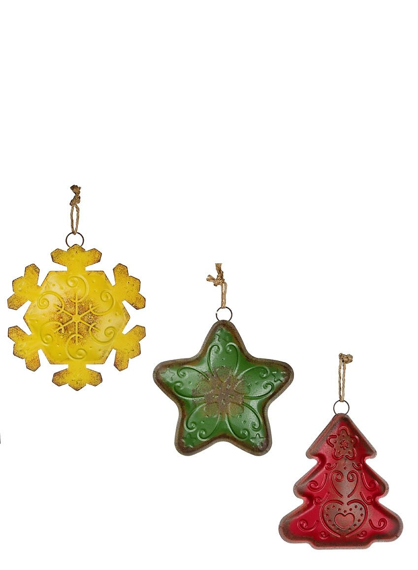 Antiqued Metal Ornament