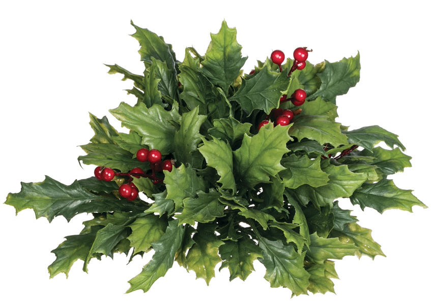Holly Leaves With Berries Orb