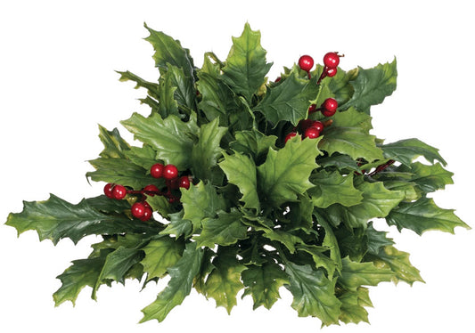 Holly Leaves With Berries Orb