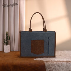 Wrangler Buckle Concealed Carry Large Tote - Jean
