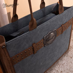 Wrangler Buckle Concealed Carry Large Tote - Jean