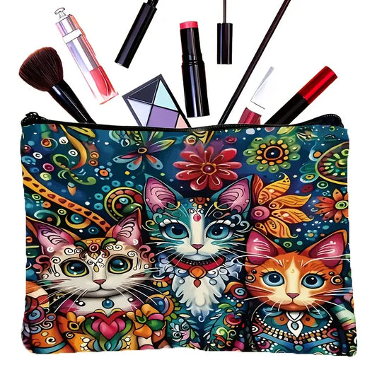 Cute Cat Makeup Bag