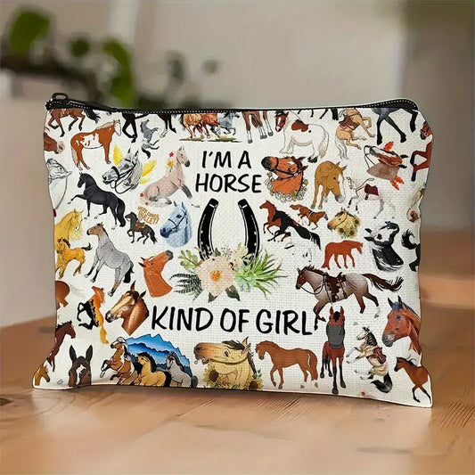 Horse Lover Makeup Bag