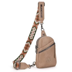 Milan Chiva Sling Bag/Crossbody/Chest Bag - Khaki