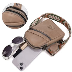 Milan Chiva Sling Bag/Crossbody/Chest Bag - Khaki