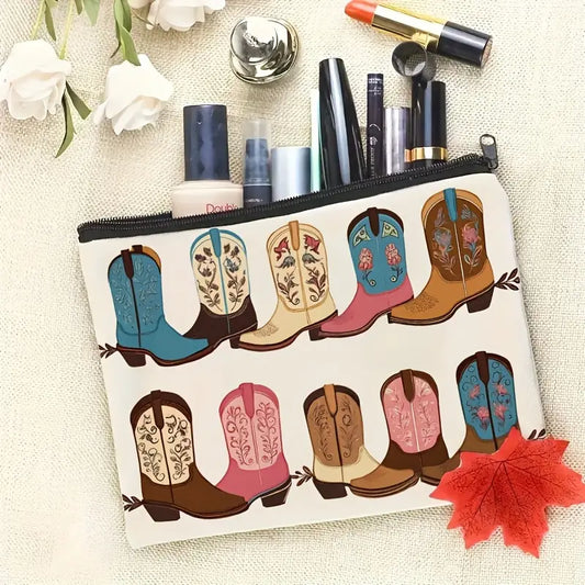 Small Boot Makeup Bag